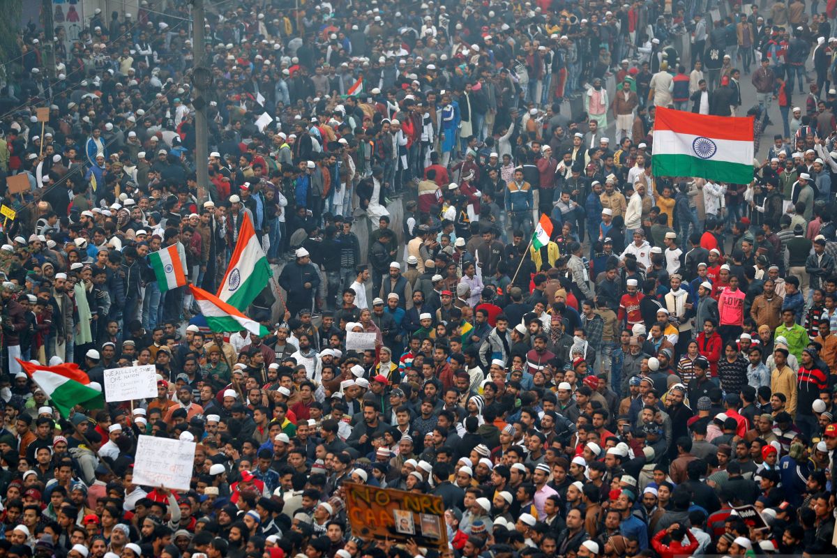 Modi panggil para menteri terkait protes undang-undang kewarganegaraan