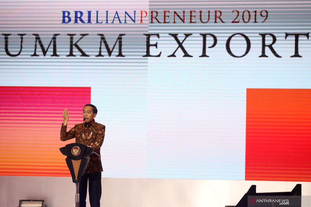 Jokowi ungkap ekspor Indonesia didominasi pengusaha besar