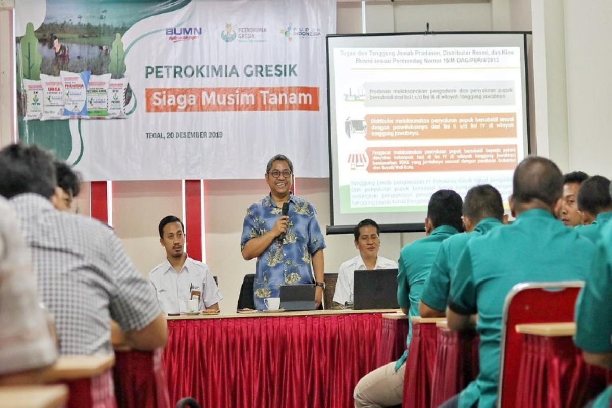 Petrokimia Gresik siapkan stok 887.603 ton pupuk