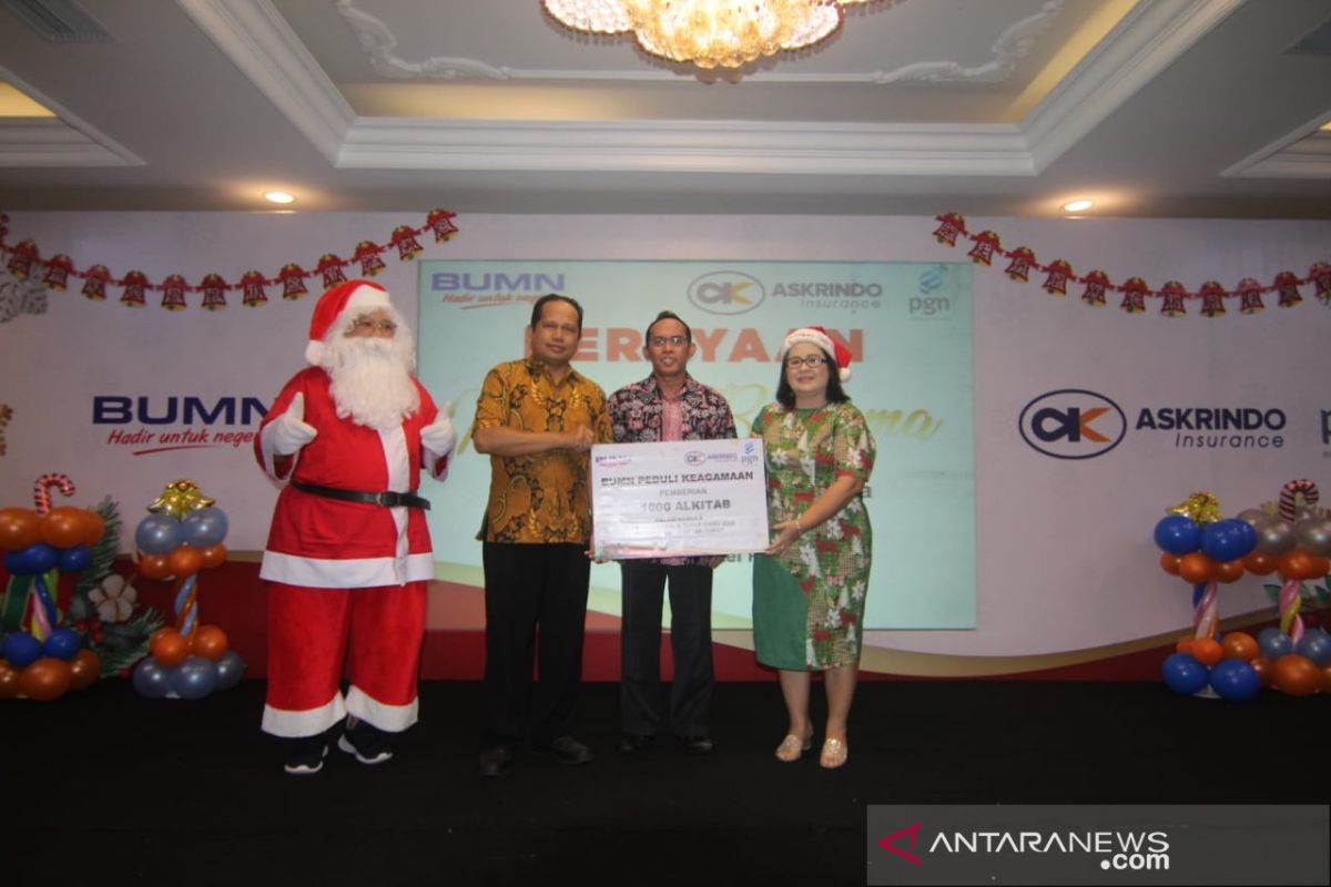 Rayakan Natal Serentak BUMN, Askrindo-PGN beri bantuan panti asuhan