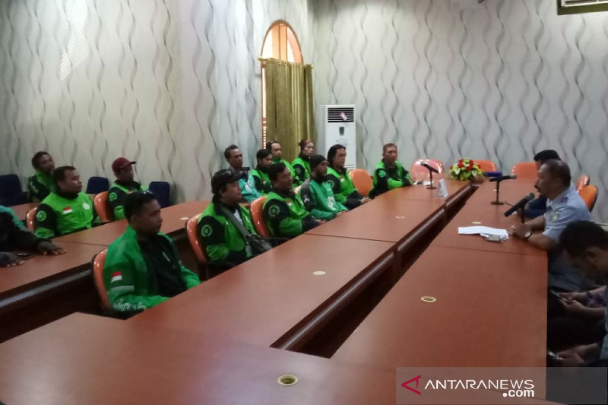 Pengemudi Gojek dan Grab datangi Dishub terkait izin aplikasi Maxim