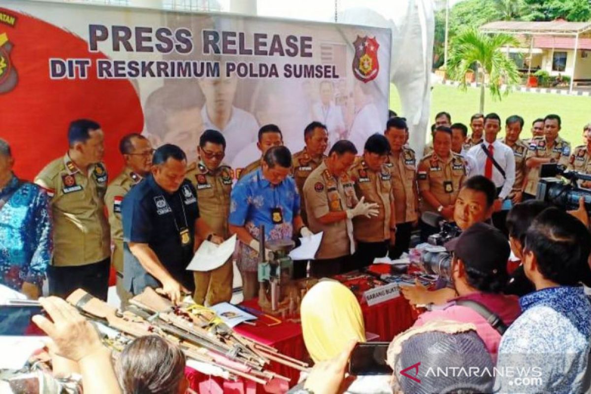 Polda Sumsel amankan  463 senjata api dari masyarakat