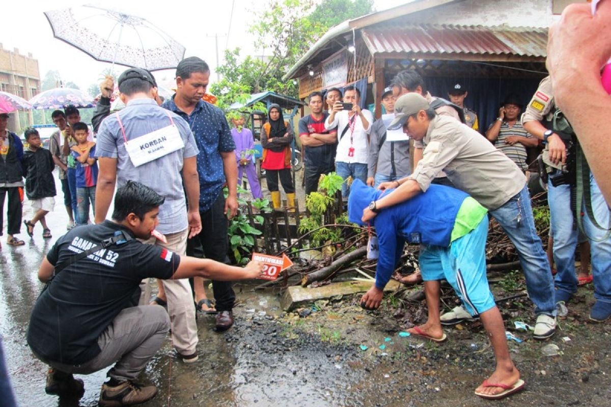 34 adegan diperagakan dalam rekonstruksi pembunuhan pelajar di Limapuluhkota