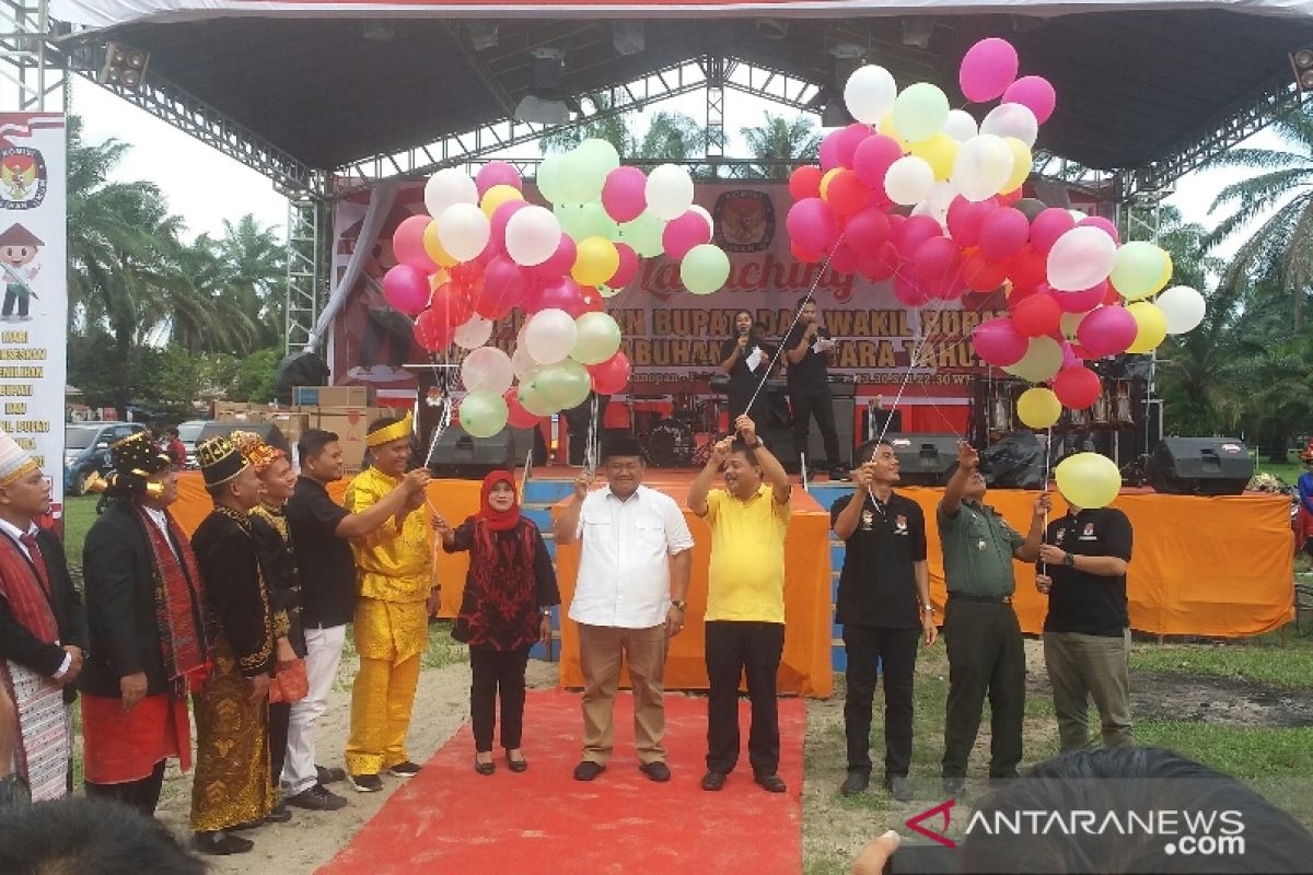 KPU Labura laksanakan launching pilkada