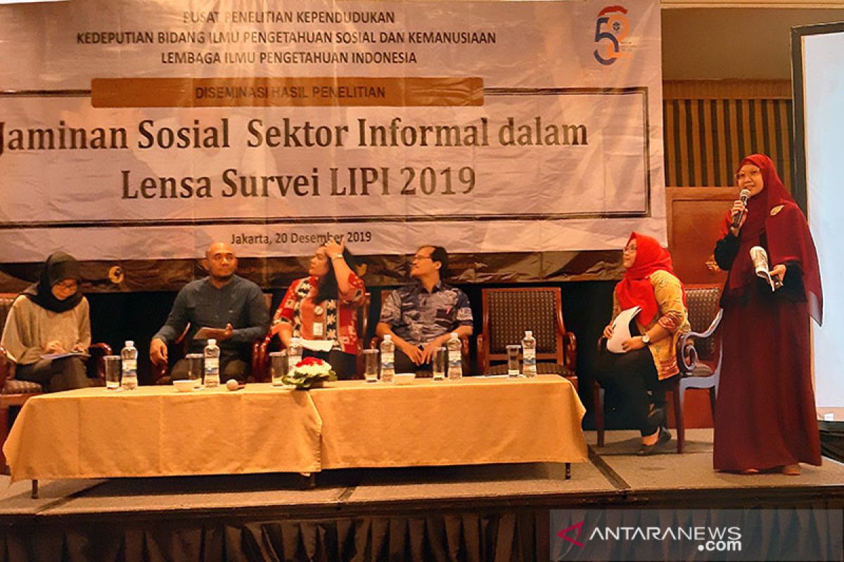 LIPI: 35 persen pekerja sektor informal tidak punya jaminan kesehatan