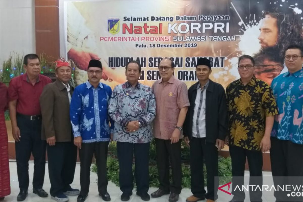 FKUB minta tokoh lintas agama bantu sukseskan Natal 2019 di Sulteng