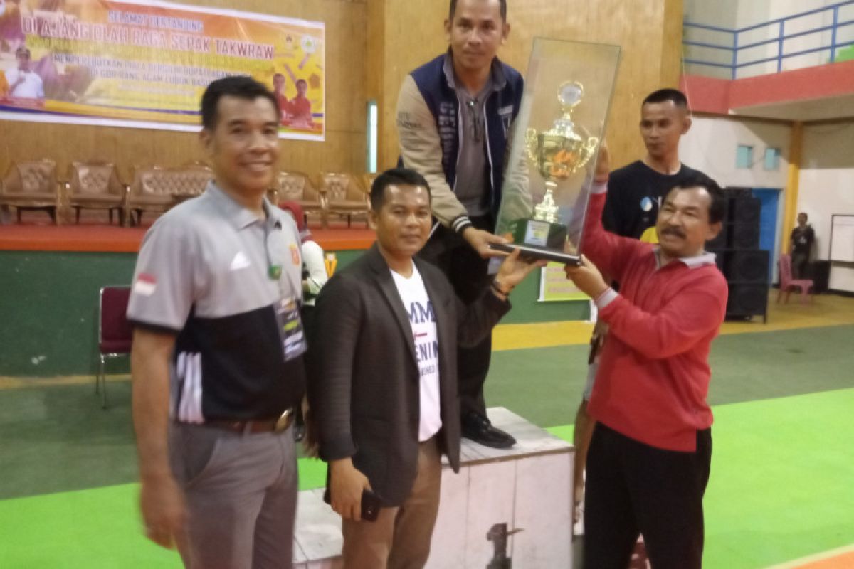 AFC Polres Agam Juara  Turnamen Sepak Takraw