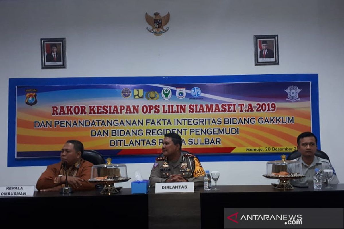 Ombudsman bekerja sama dengan Polda Sulbar sukseskan Operasi Lilin