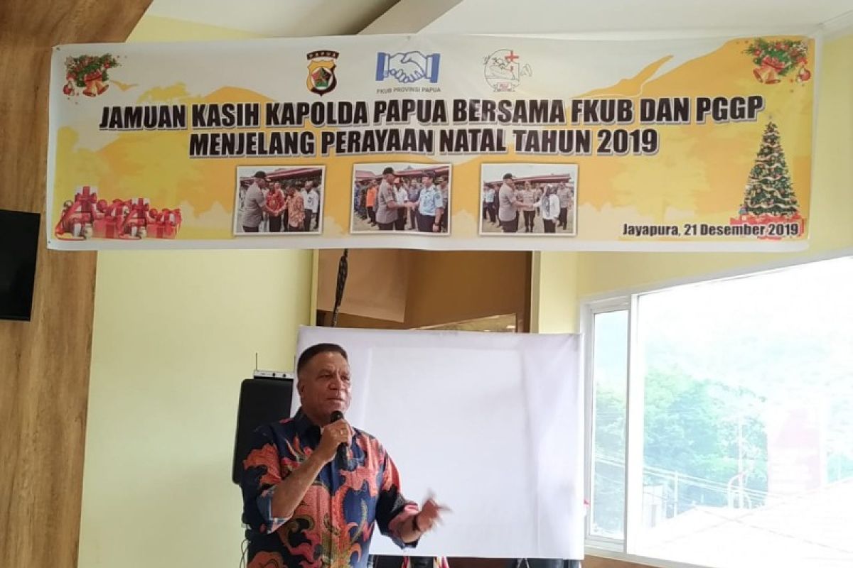 Kapolda Papua gelar pertemuan dengan FKUB dan PGGP