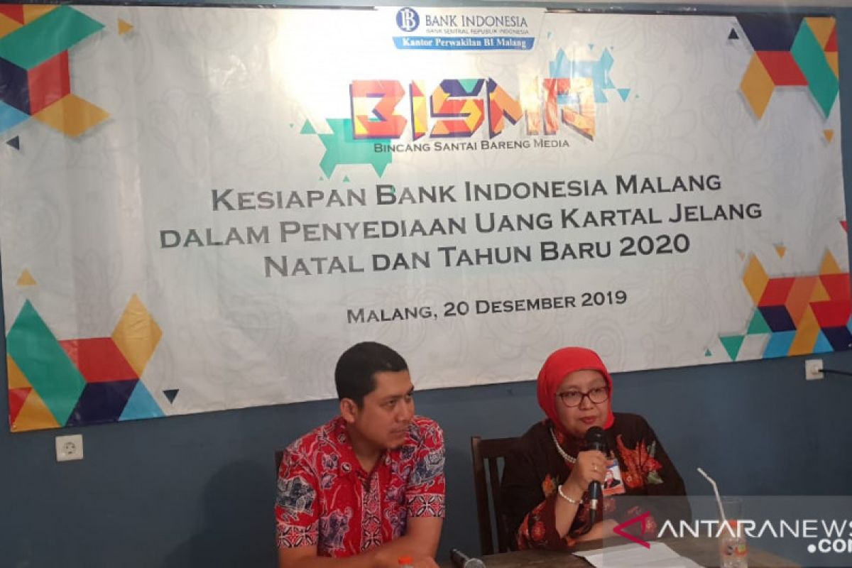 BI Malang siapkan uang kartal Rp1,89 triliun untuk kebutuhan Natal