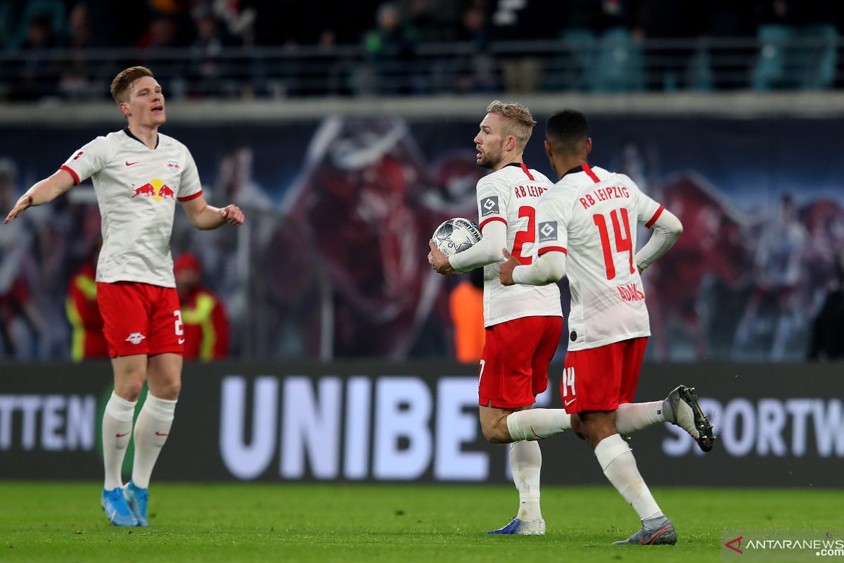 Liga Jerman: Leipzig pimpin klasemen saat memasuki libur musim dingin