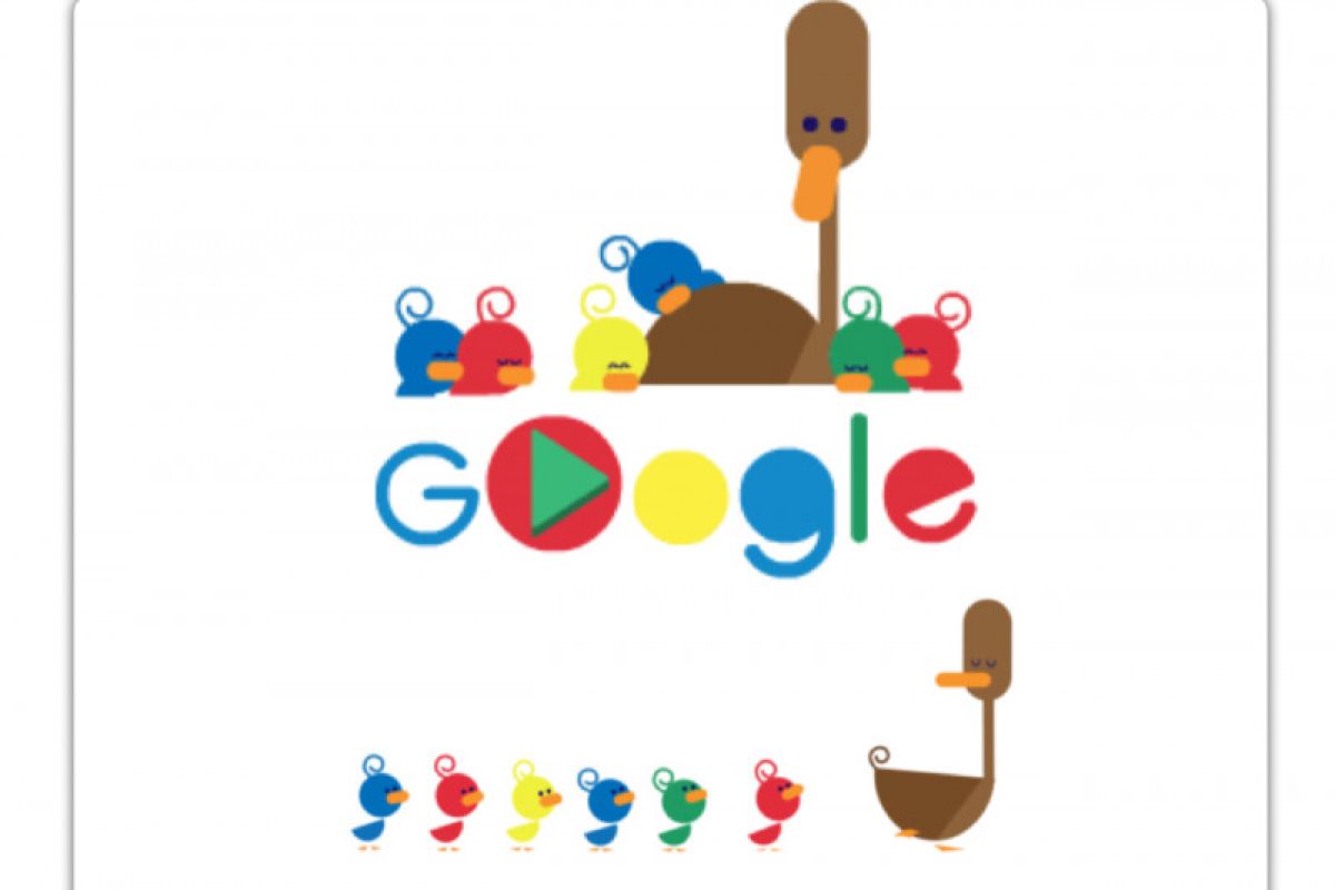 Google rayakan Hari Ibu dengan doodle anak itik