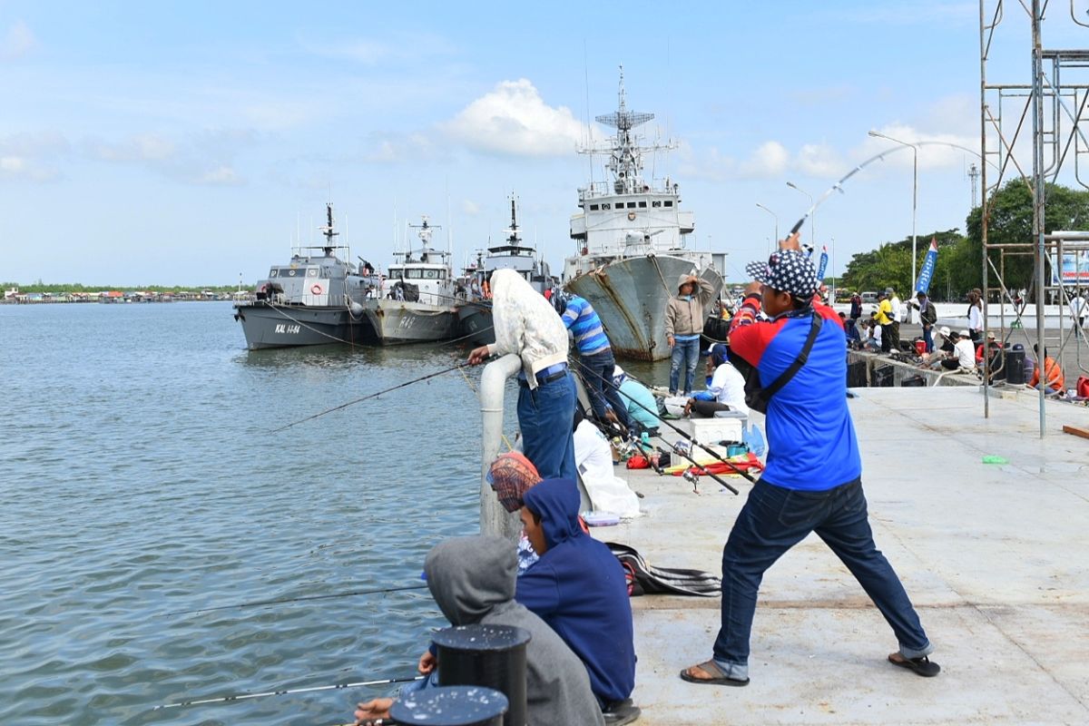 Meriahkan Hari Armada, Lantamal I gelar lomba mancing mania