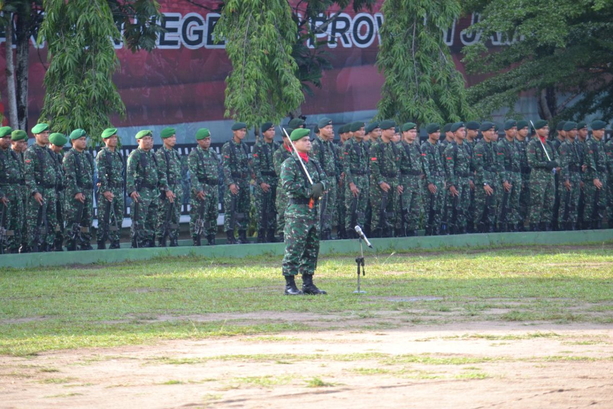 Ratusan personel TNI siap amankan Natal dan tahun baru di Jambi