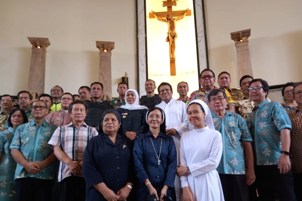 Forkopimda Jatim pantau kesiapan pastikan keamanan saat Natal