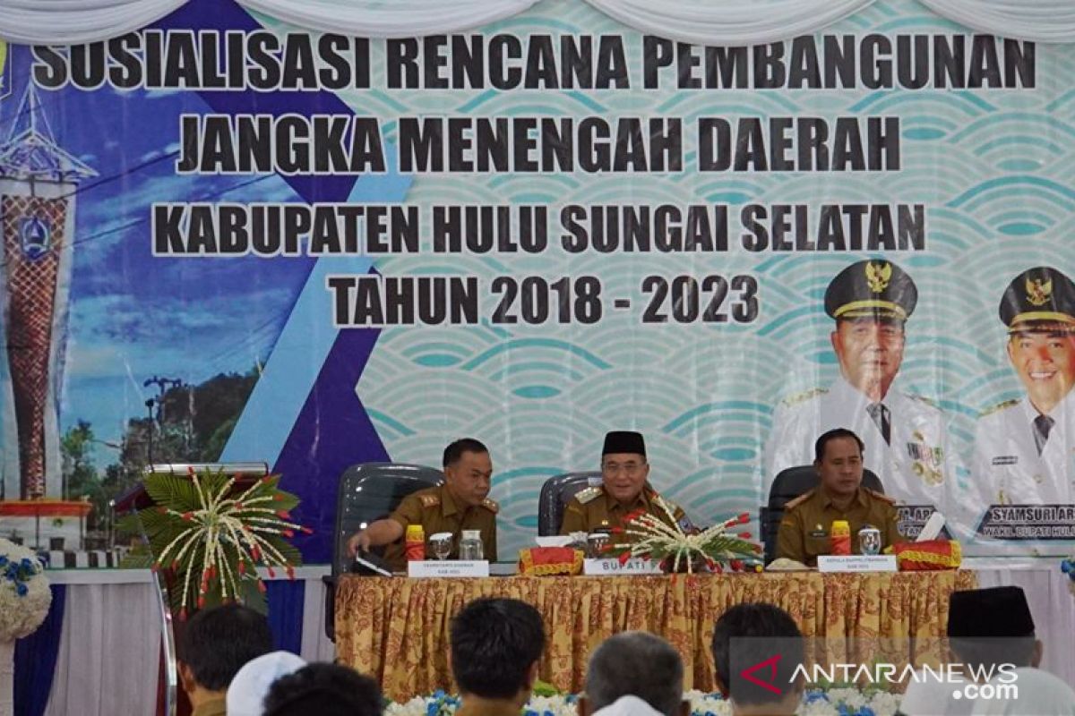 Selaraskan RPJMDes dan RPJMD Pemkab HSS gelar sosialisasi