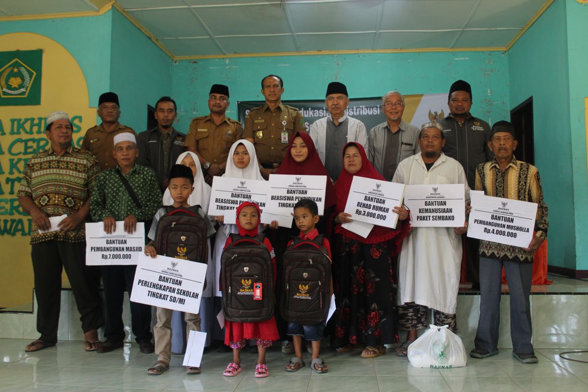 Baznas Sumatera Utara salurkan bantuan Rp5,55 miliar