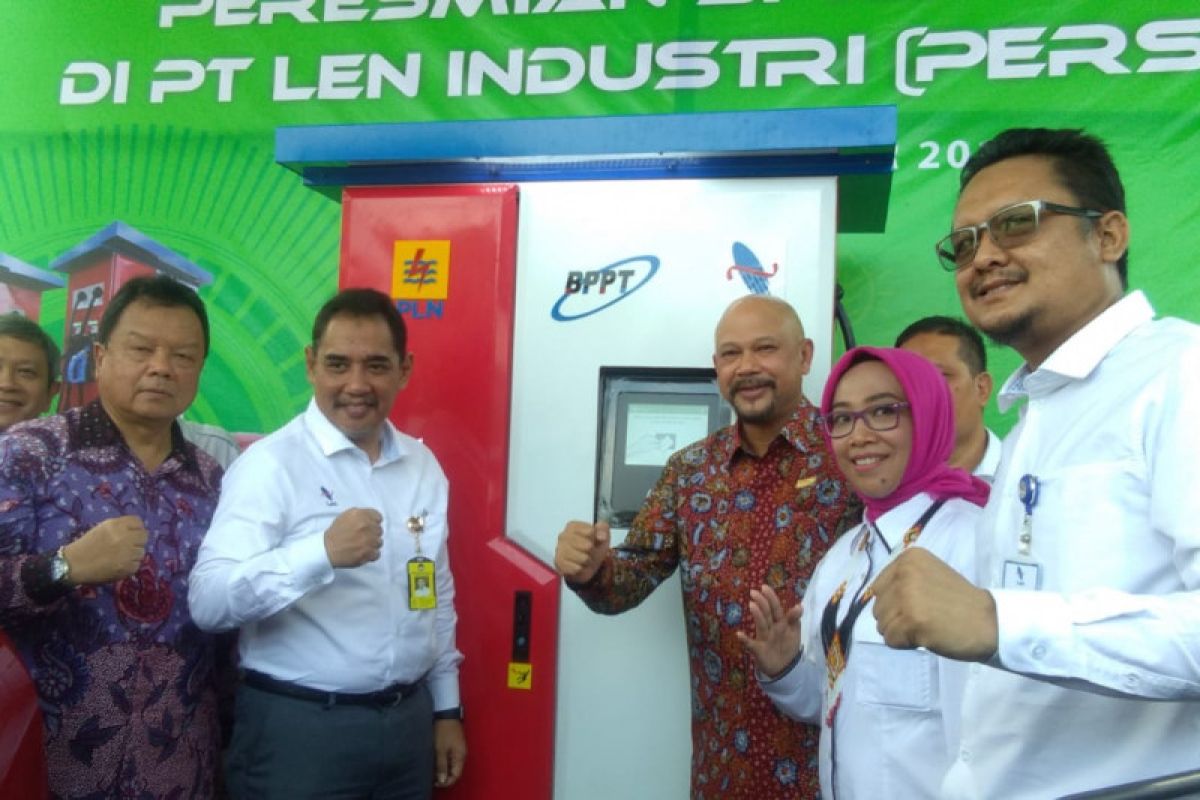 BPPT installs third fast charging station for electric cars in Bandung