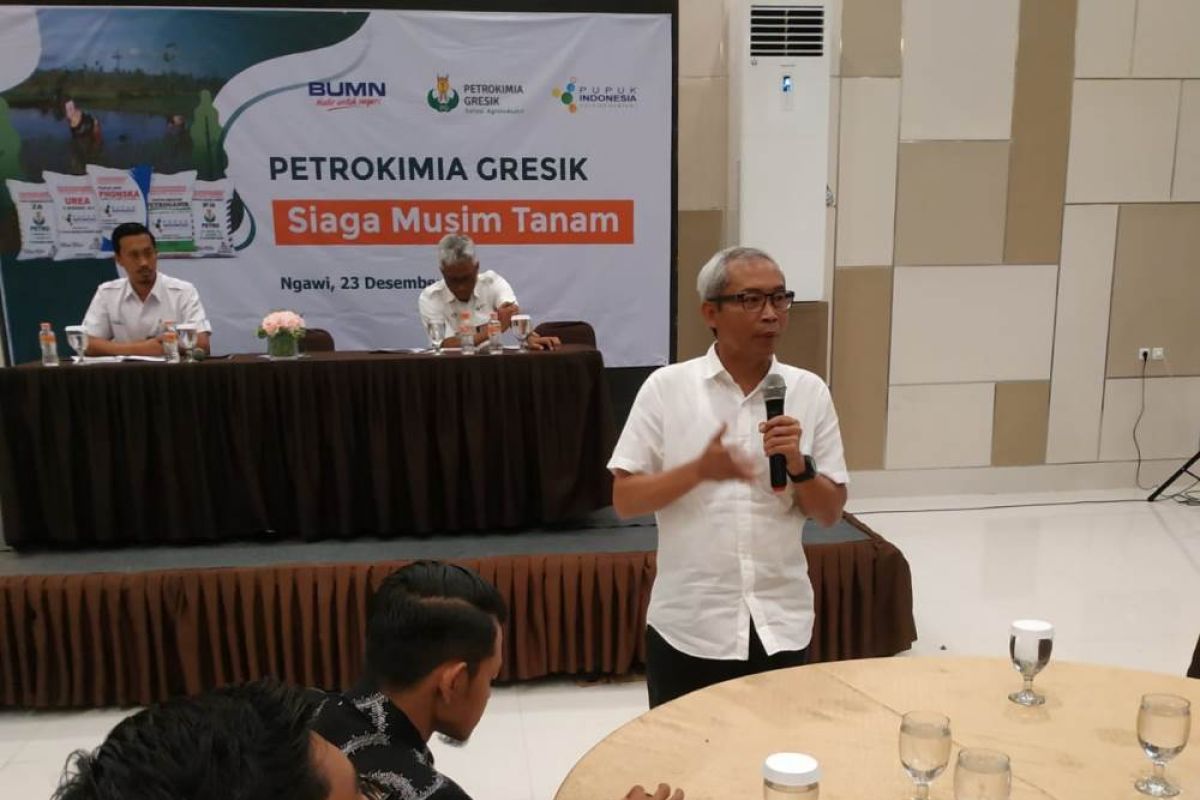 Direksi Petrokimia Gresik tinjau lapangan pastikan stok pupuk bersubsidi aman