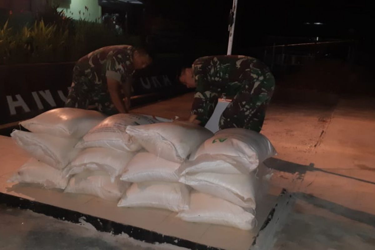 TNI amankan 600 kg gula ilegal di perbatasan Indonesia dan Malaysia