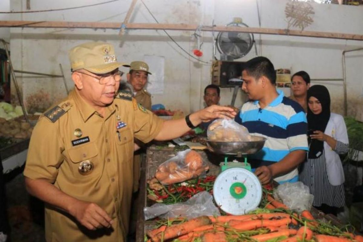 Pemkab Serdang Bedagai pantau harga bahan pokok di pasaran