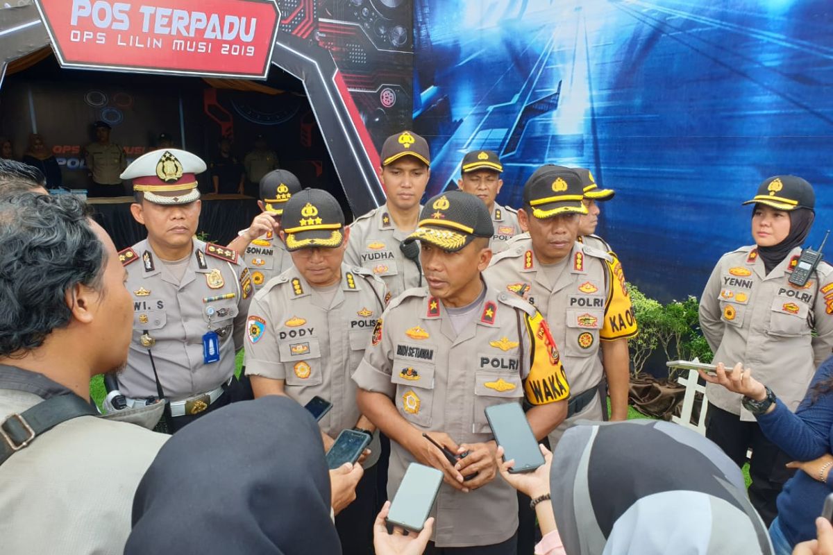 Personel Polda Sumatera Selatan jaga keamanan Natal-Tahun Baru