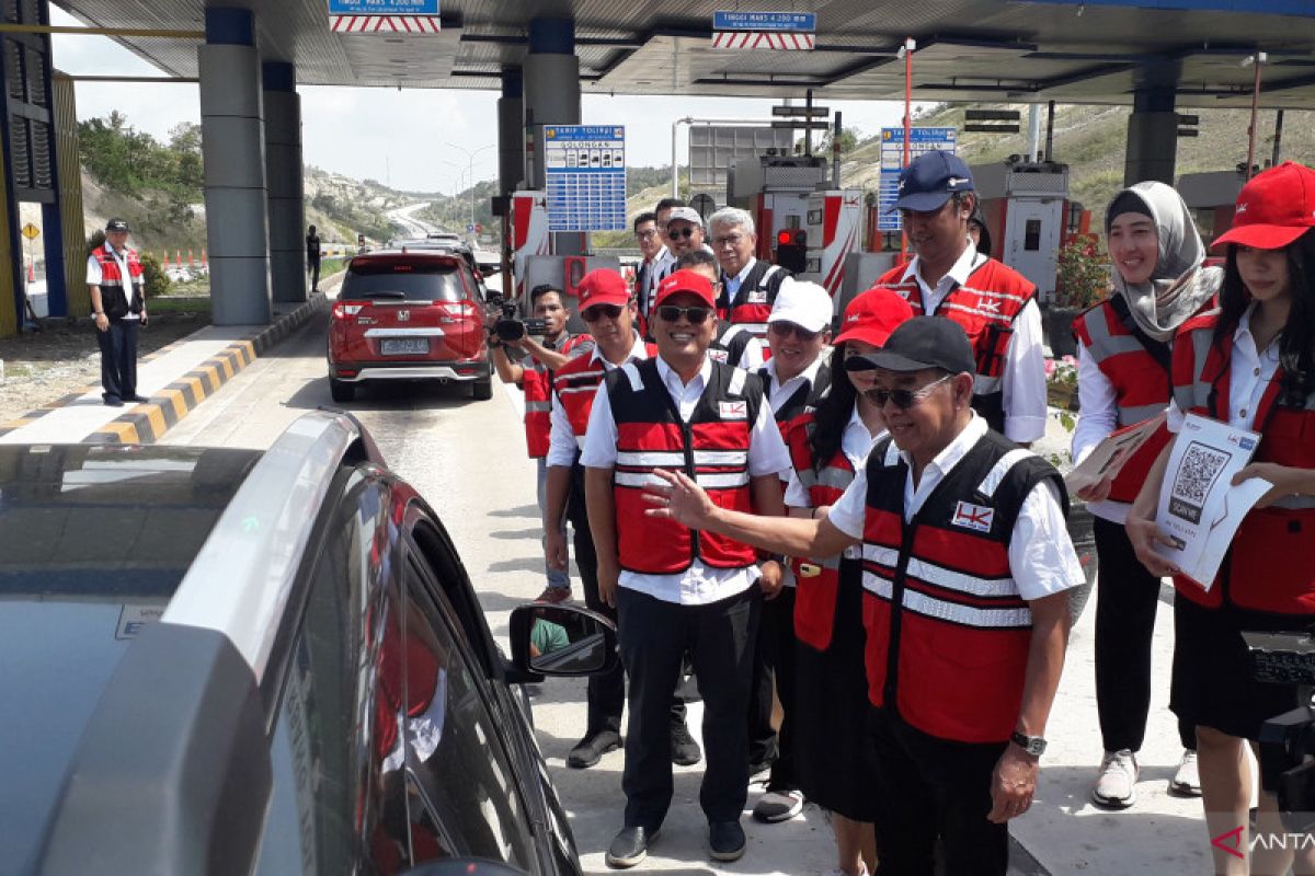 Dirut PT Hutama Karya tinjau Jalan Tol Trans Sumatera