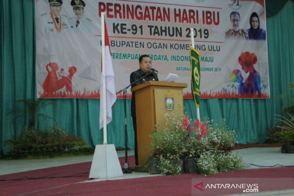 Sekda OKU jadikan Hari Ibu 2019  terwujudnya perlindungan perempuan