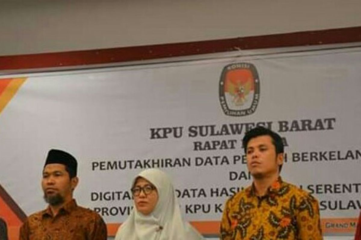 KPU Sulbar gelar raker digitalisasi data Pemilu 2019