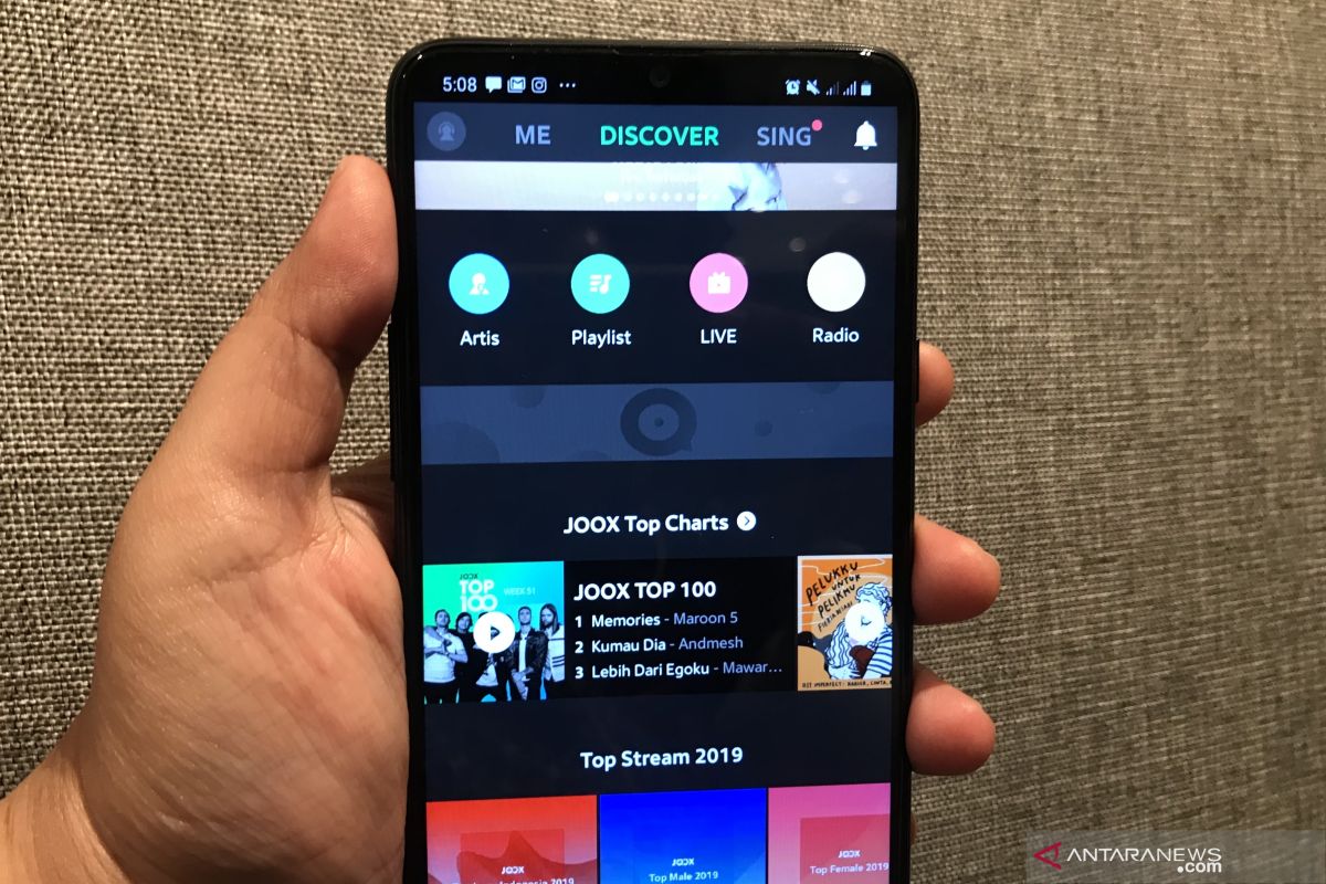 JOOX karaoke jadi populer selama pandemi corona