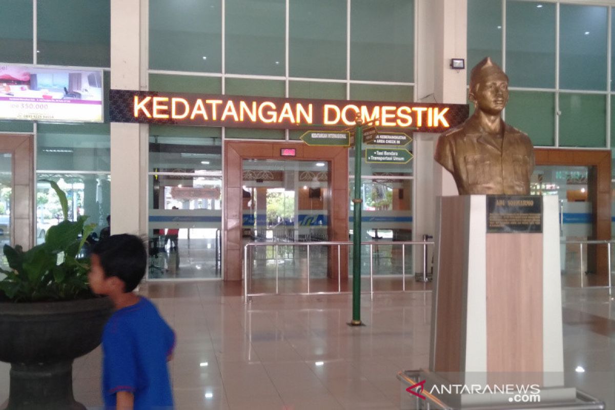 Jumlah penumpang melalui Bandara Adi Soemarmo mengalami penurunan