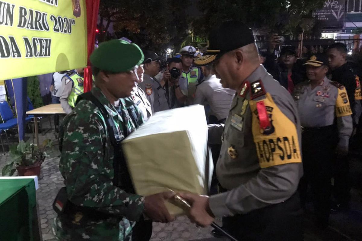 Kapolda Aceh pantau keamanan malam natal