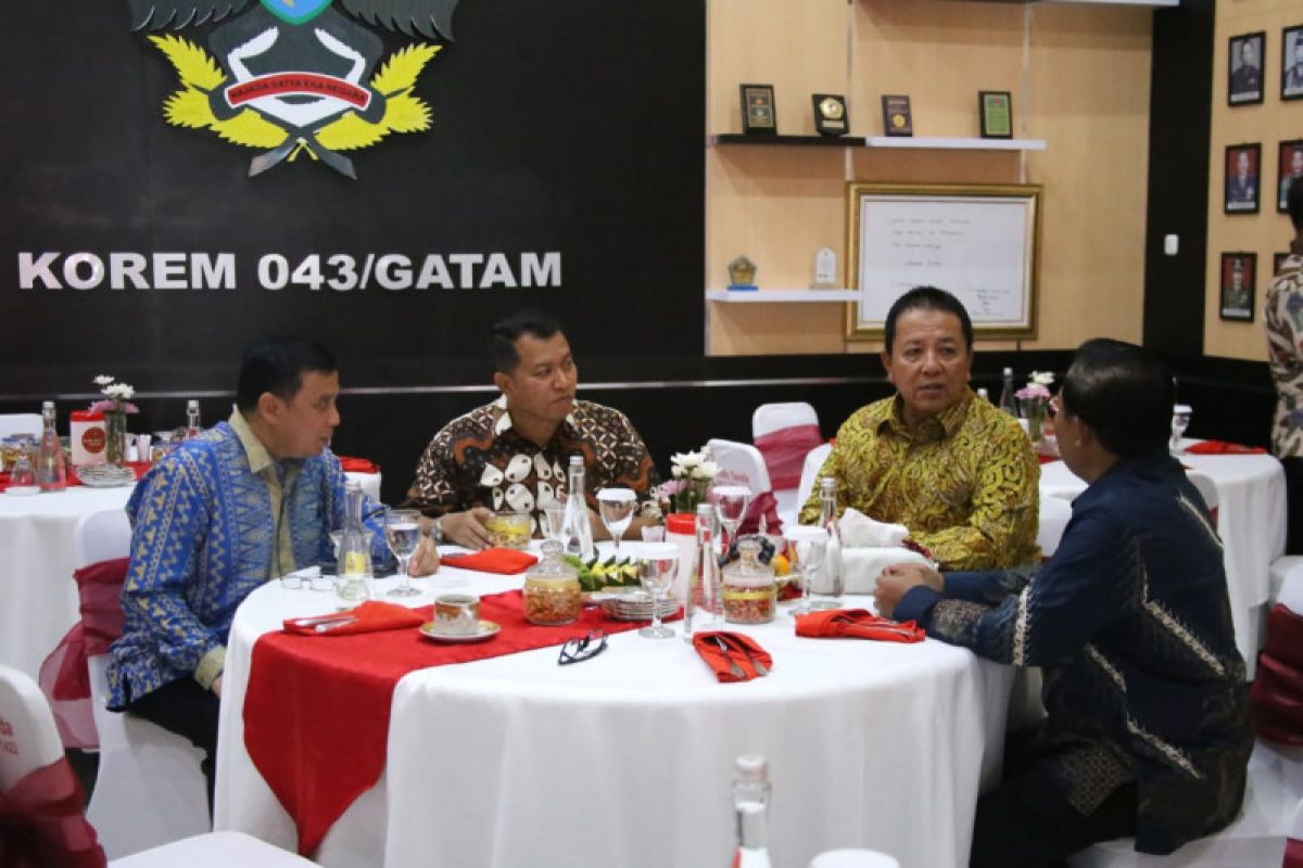 Gubernur Lampung hadiri perayaan Natal di Makorem 043/Garuda Hitam