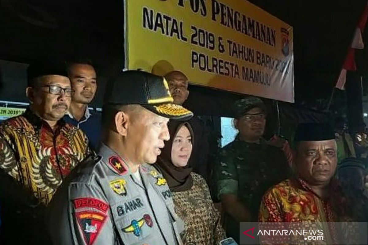 Untuk amankan Natal-Tahun Baru, ribuan personel disiagakan di Sulbar