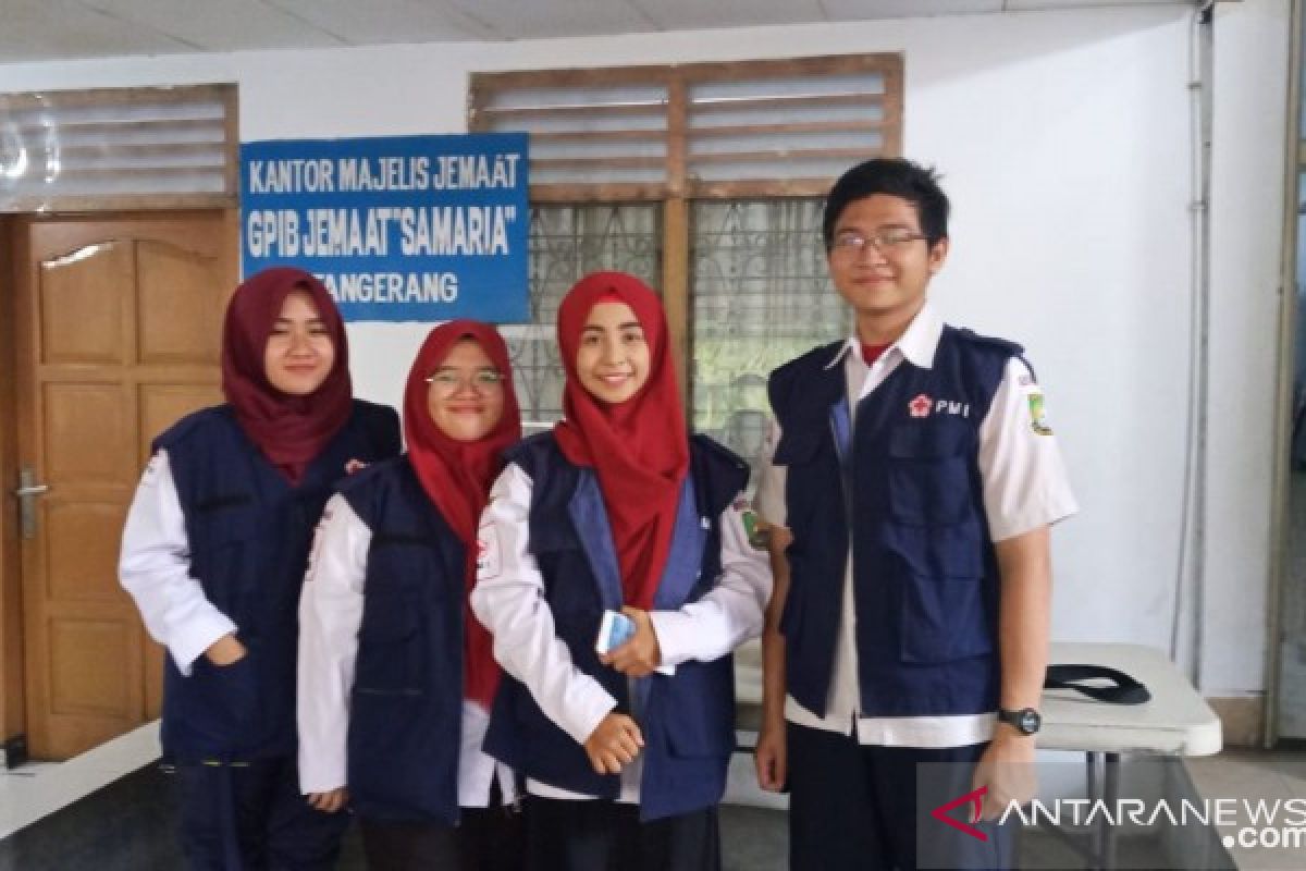 PMI Kota  Tangerang buka posko pelayanan di gereja dan tempat keramaian