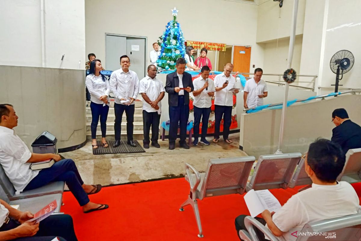18 orang tahanan jalani kebaktian Natal di Rutan K4 KPK