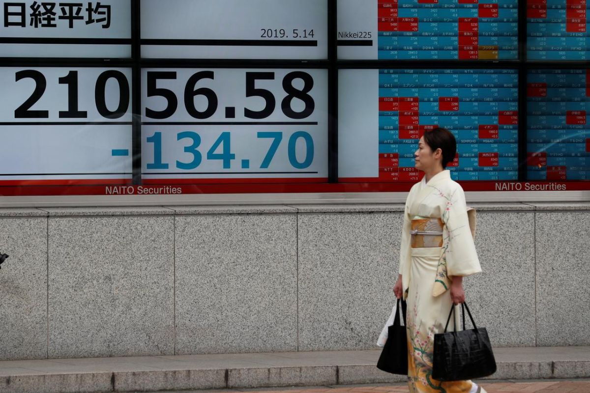 Nikkei setop kenaikan beruntun 7 hari, pasar khawatir pertumbuhan AS