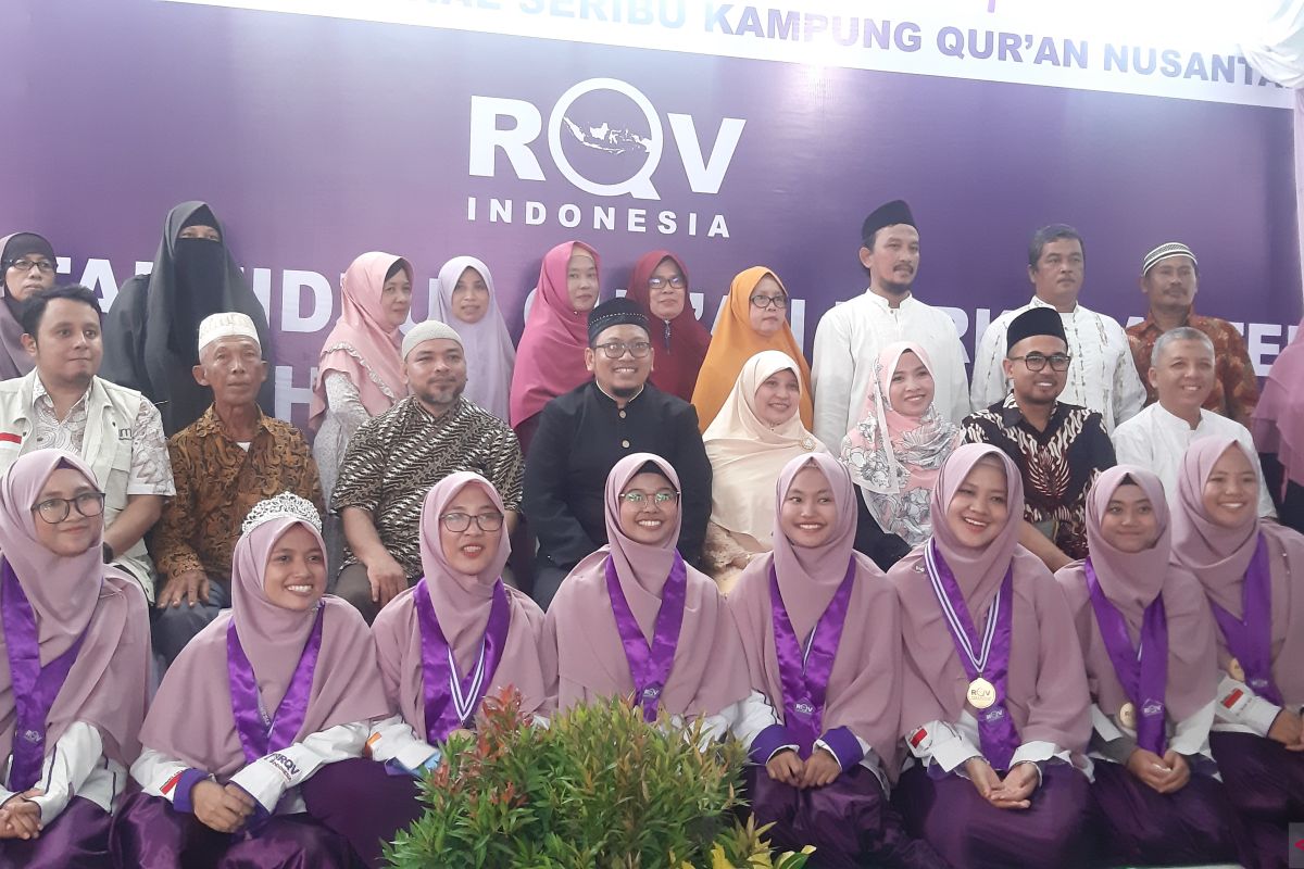 Dorong SDM unggul, lembaga pendidikan RQV Indonesia wisuda puluhan hafiz