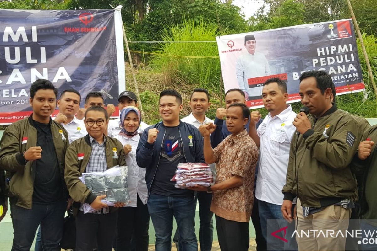 Hipmi Peduli Sumbar salurkan bantuan untuk korban banjir di Solok Selatan