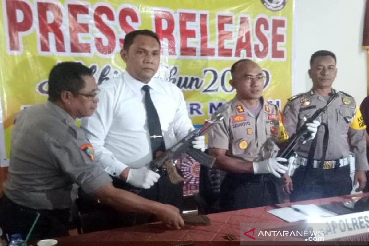 Polres Bener Meriah amankan dua pucuk senjata api dan satu granat sisa konflik