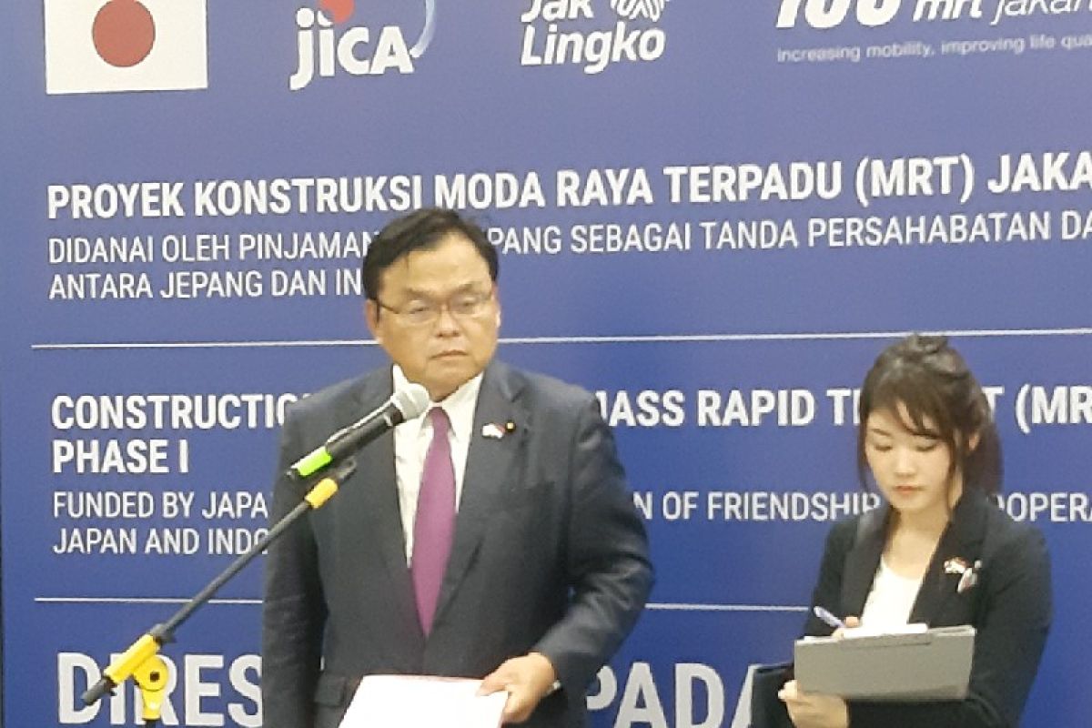 Japan hopes MRT Jakarta can curb traffic congestion issues