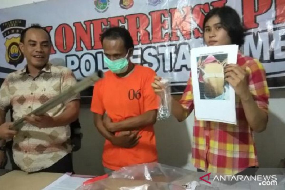 Polresta Jambi tangkap suami aniaya istri