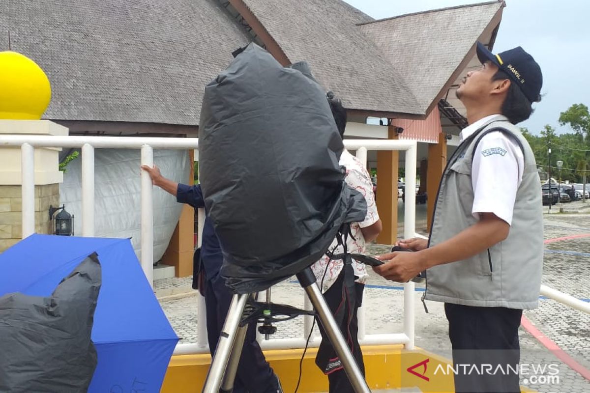 BMKG gunakan teleskop amati gerhana matahari cincin di Kabupaten Belitung
