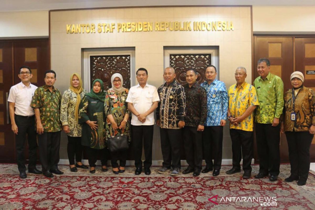 Wali Kota Bekasi bertemu Moeldoko bahas kartu sehat