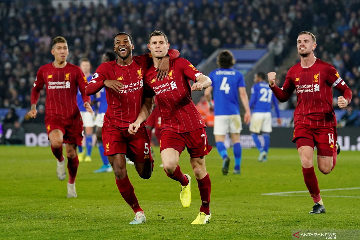 Bantai Leicester 4-0, kini Liverpool unggul 13 poin di puncak klasemen