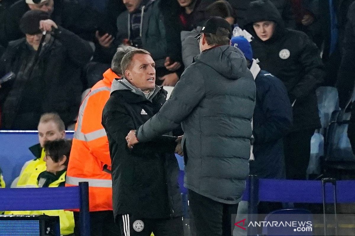 Rodgers berharap Vardy tampil di semifinal leg kedua lawan Aston Villa