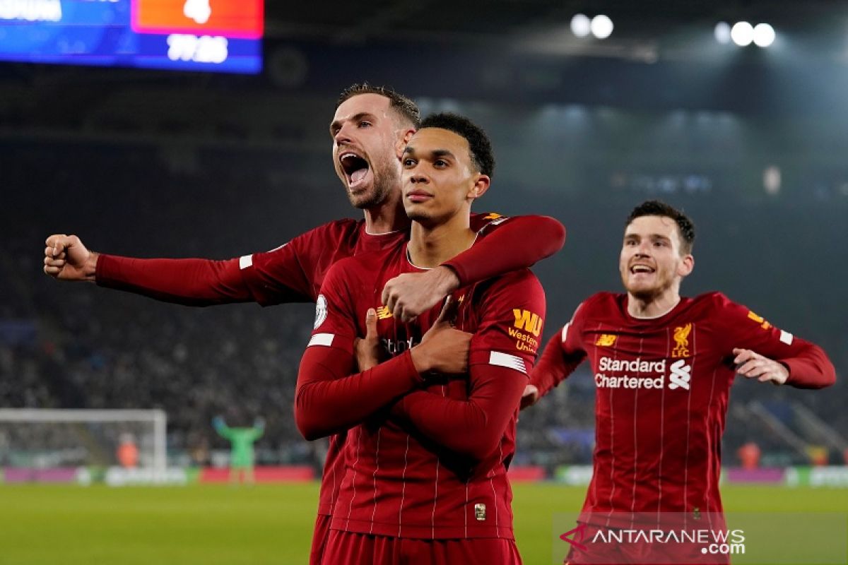 Liga Inggris: Liverpool unggul 13 poin puncaki klasemen Liga Inggris usai Boxing Day