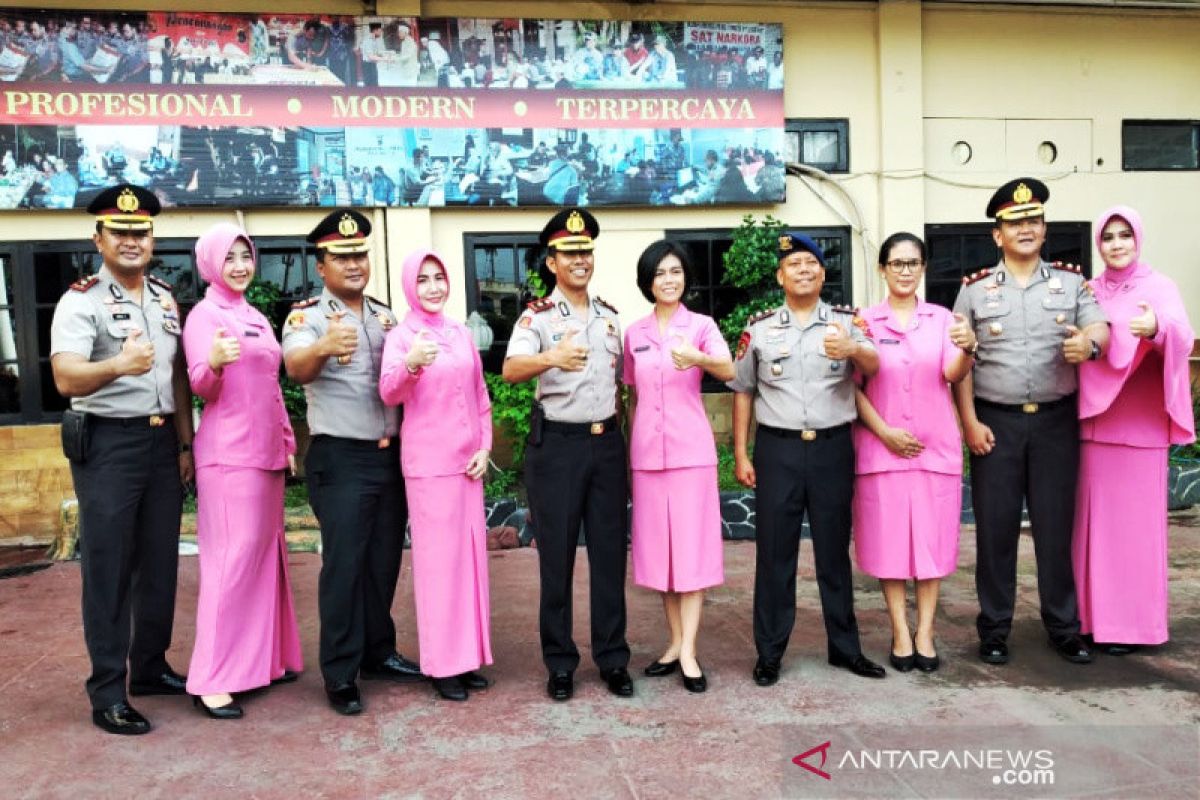 Lima perwira Polresta Banjarmasin sandang satu bunga di pundak