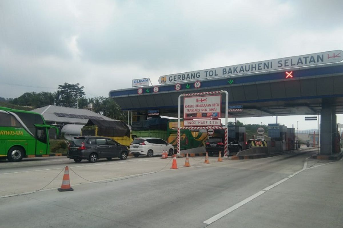 Selama arus mudik Natal dan Tahun Baru 2020, Tol Trans Sumatra telah dilintasi lebih dari sejuta orang