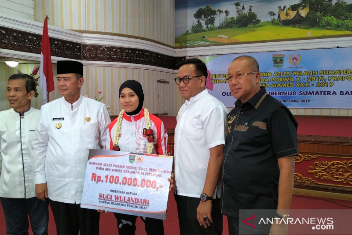 Sumbar kucurkan Rp2,3 miliar untuk bonus atlet